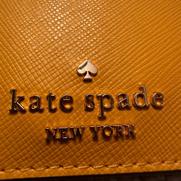 NEW Kate spade Madison Small Slim Card Holder; Daffodil - Picture 6 of 11